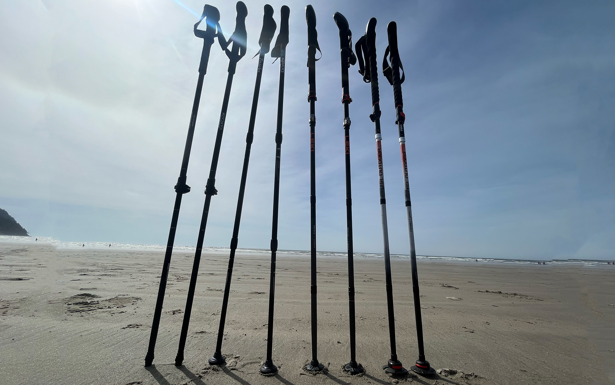 Most of the poles in this test are adjustable to find your ideal height, share your poles, set up a trekking pole shelter, and alter the height to your terrain.