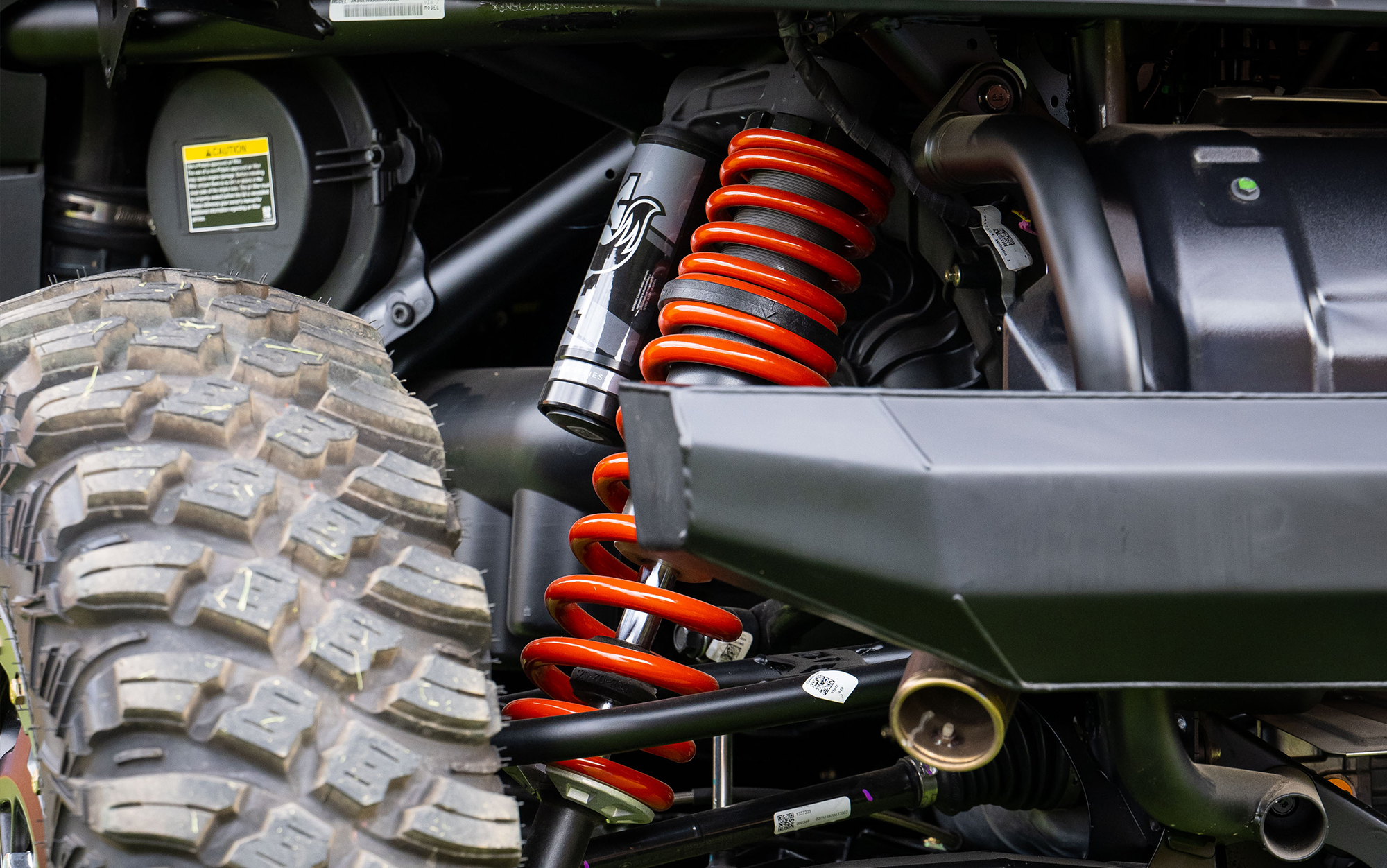 The newly developed shocks, suspension, wheels, and high-clearance make this a highly capable and comfortable SXS.