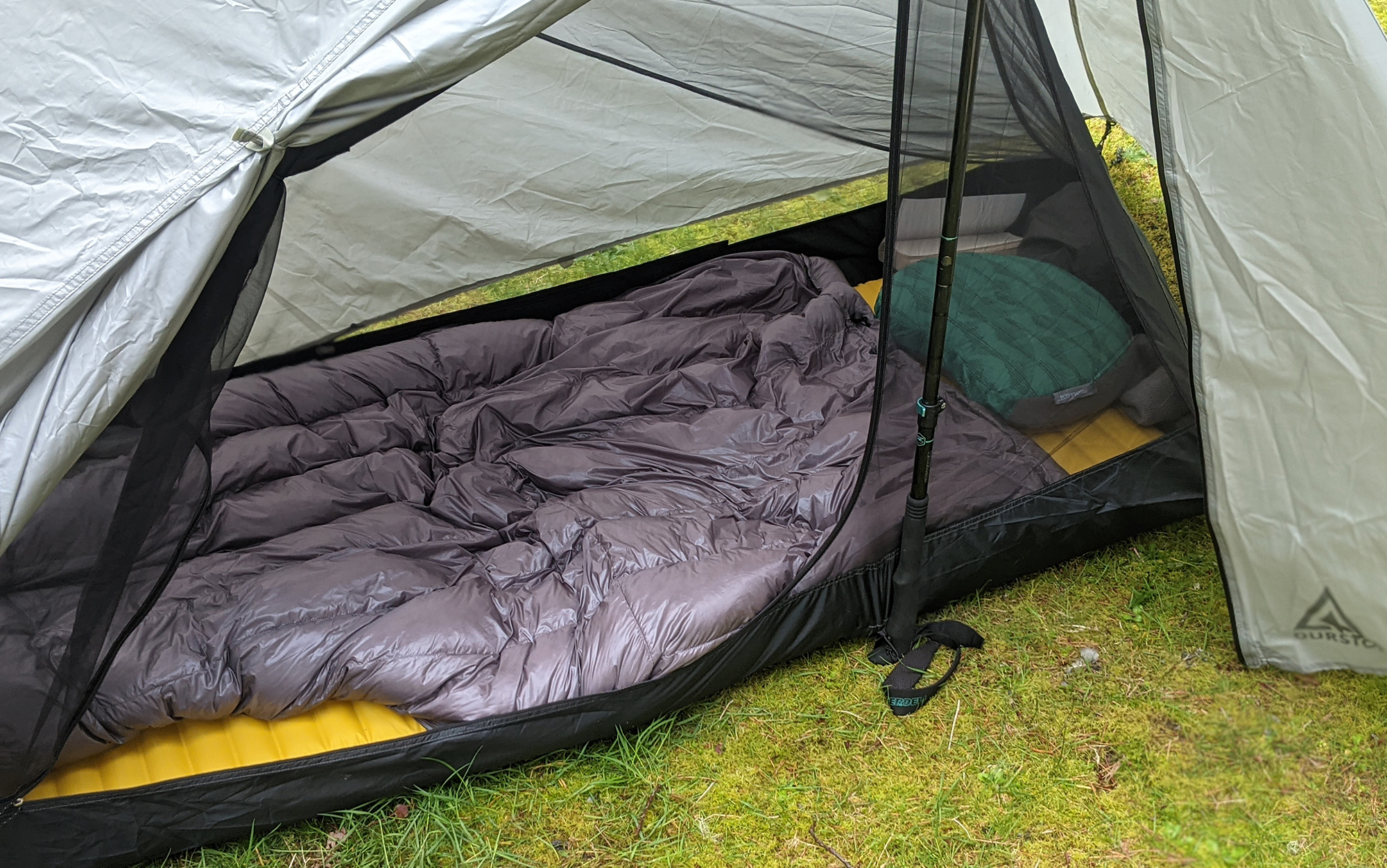 The Outdoor Vitals Stormloft was as warm (and almost as light) as the rest of the quilts in our test, while remaining the most affordable. 