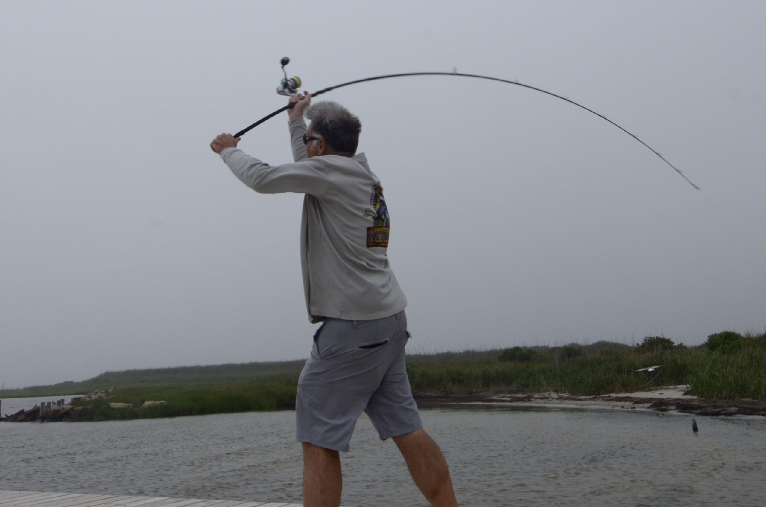 Author casts the Shimano XX.