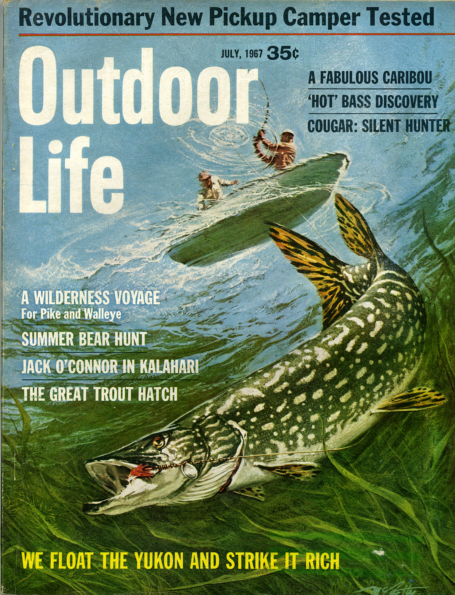 July 1967: OL’s best fishing covers focused on the fish rather than the angler.