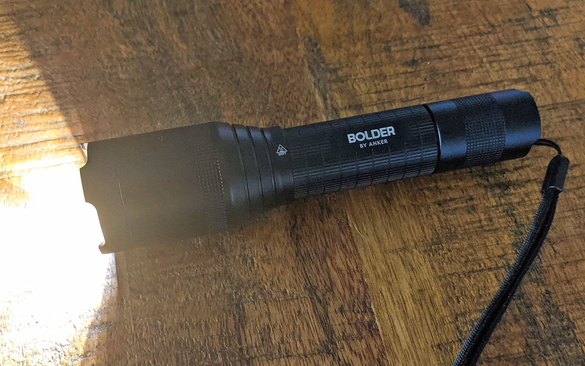 The Anker Bolder LC90 is one of the best rechargeable flashlights.