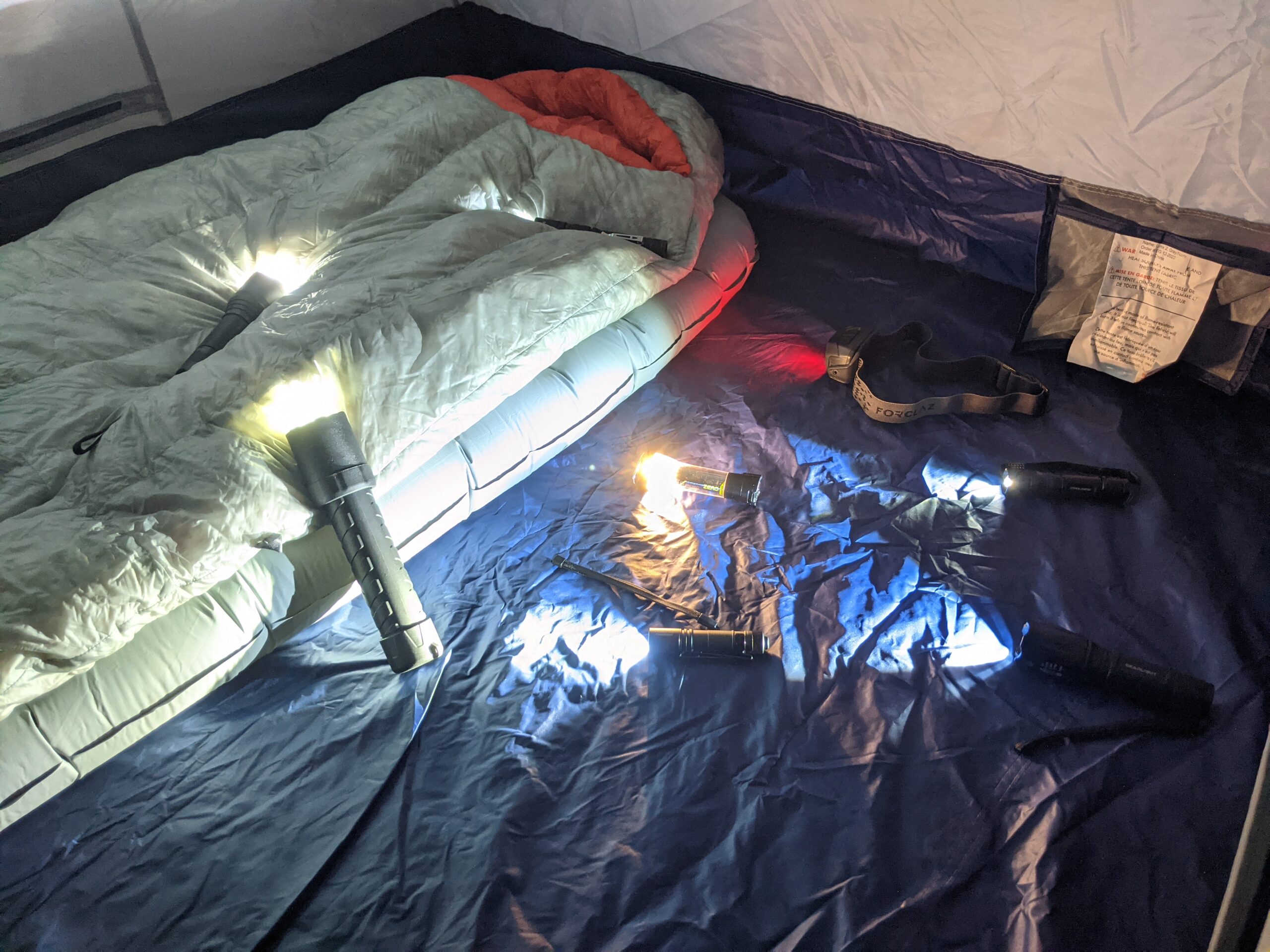 The best camping flashlights tested while camping with the author's family.