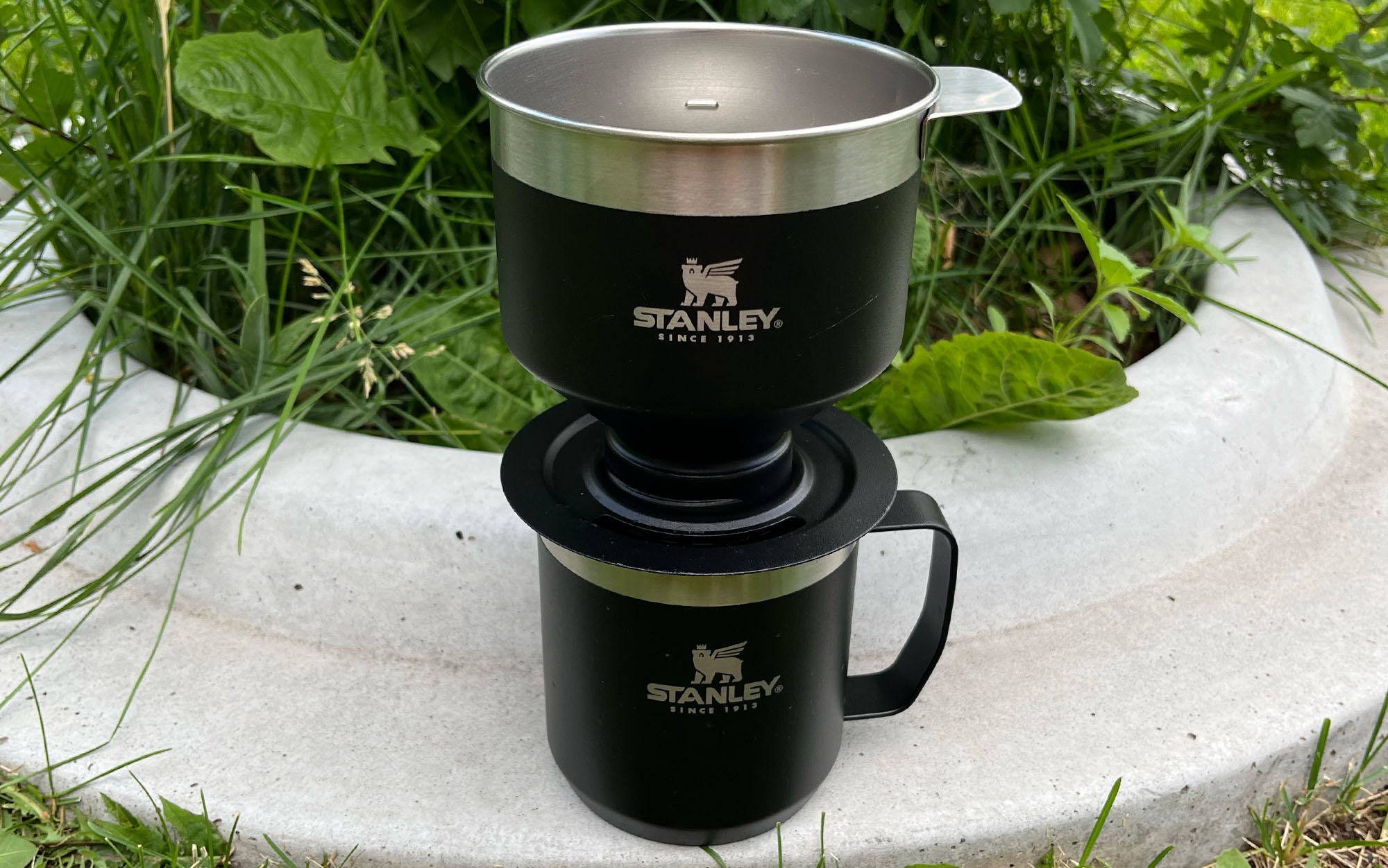 The Stanley Classic Perfect-Brew Pour Over Set is one of the best camping coffee makers.