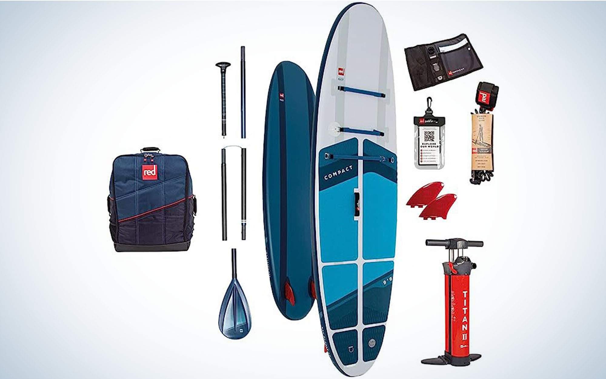 The Red Paddle Compact MSL Pact is one of the best paddle boards.