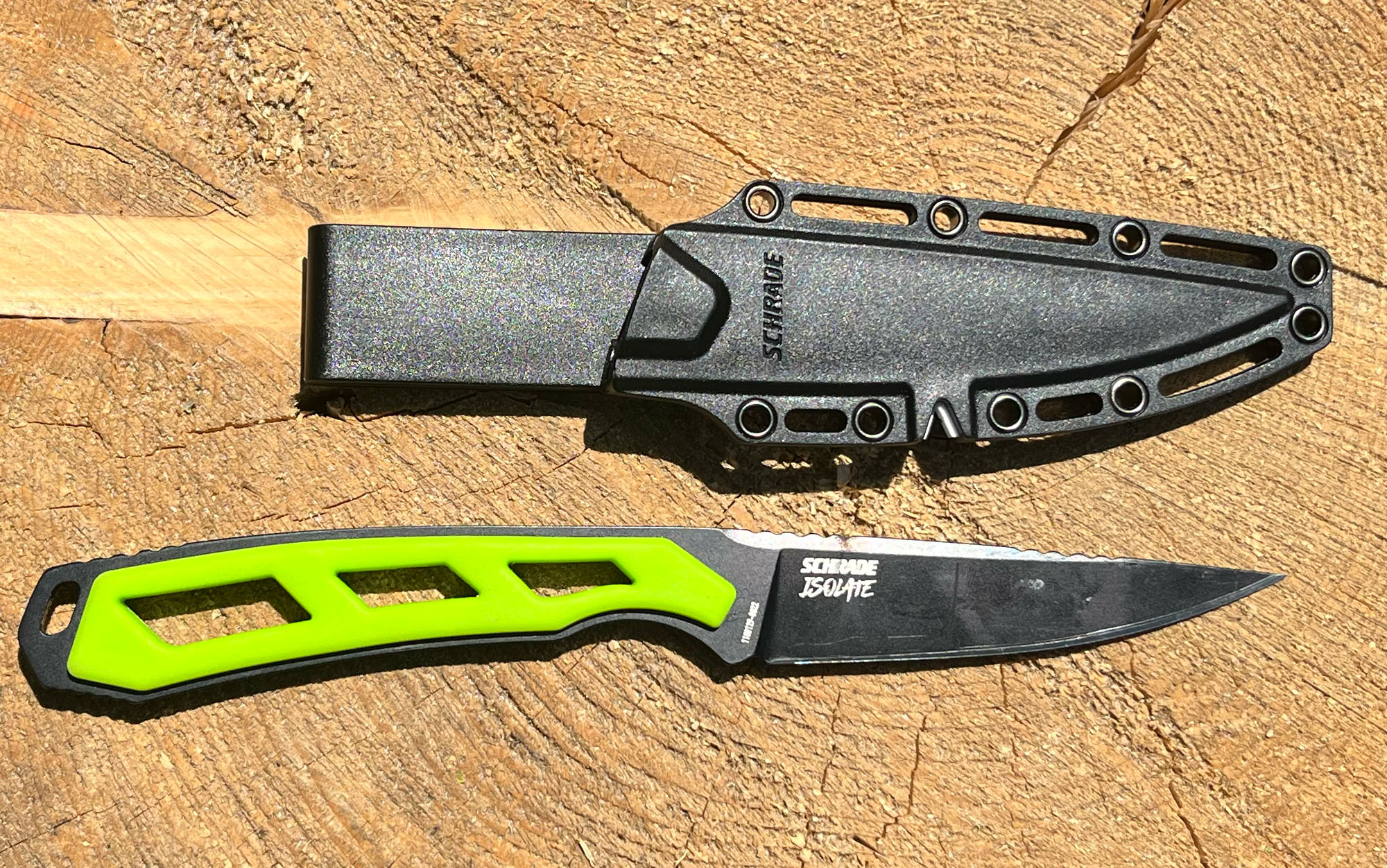 We tested the Schrade Isolate.