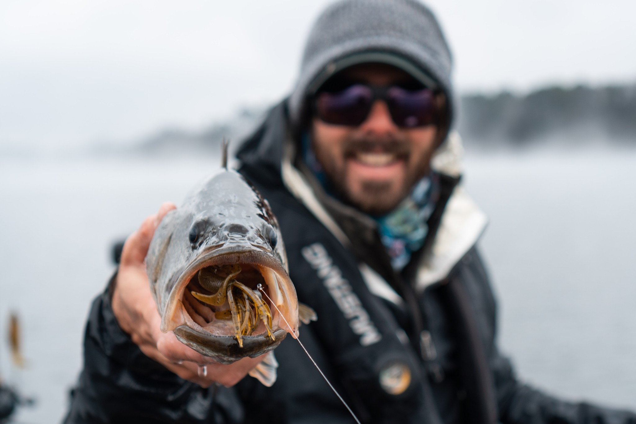 The author tested the best winter bass lures