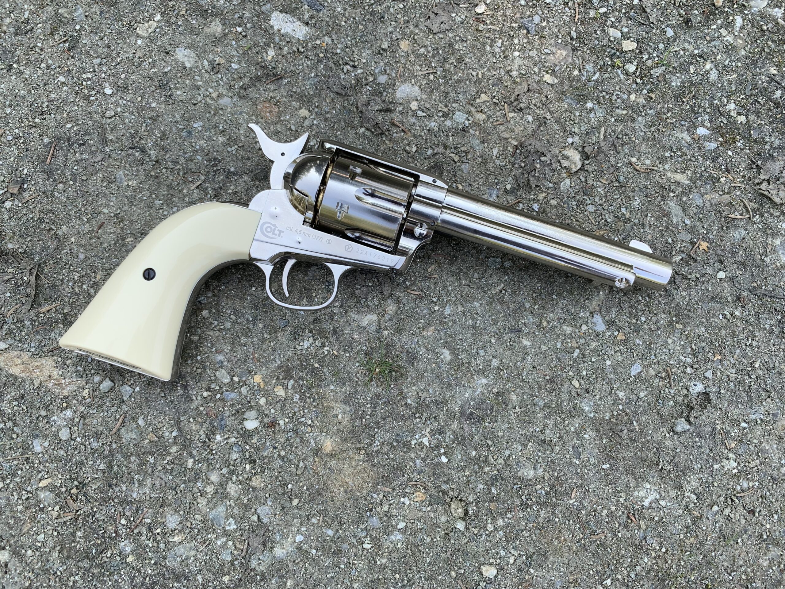 Umarex Peacemaker bb gun revolver.