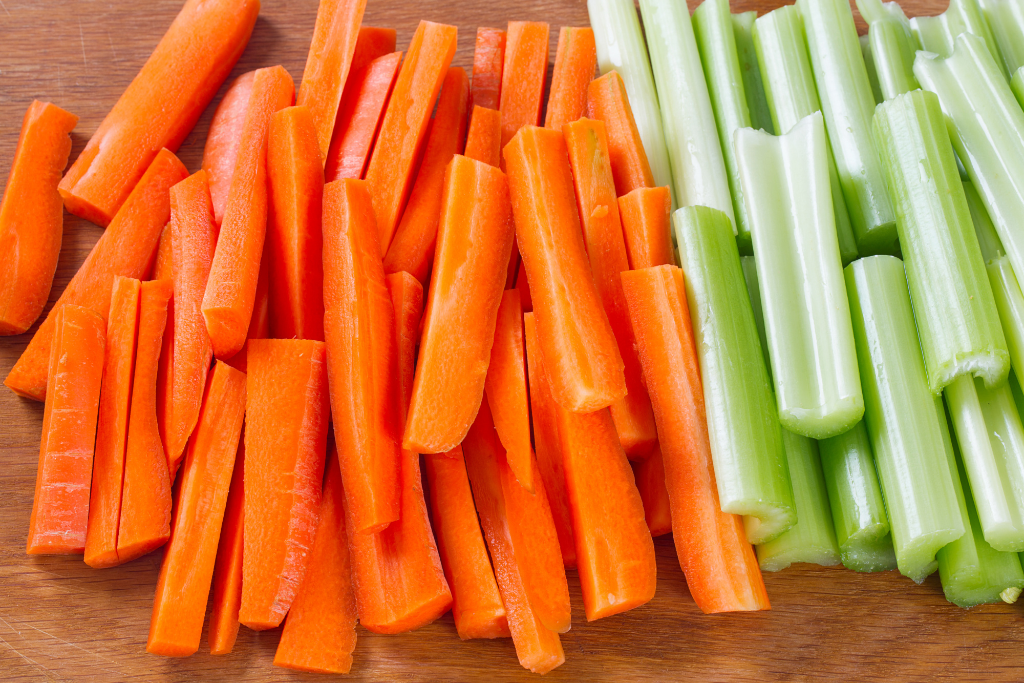 carrots and celery