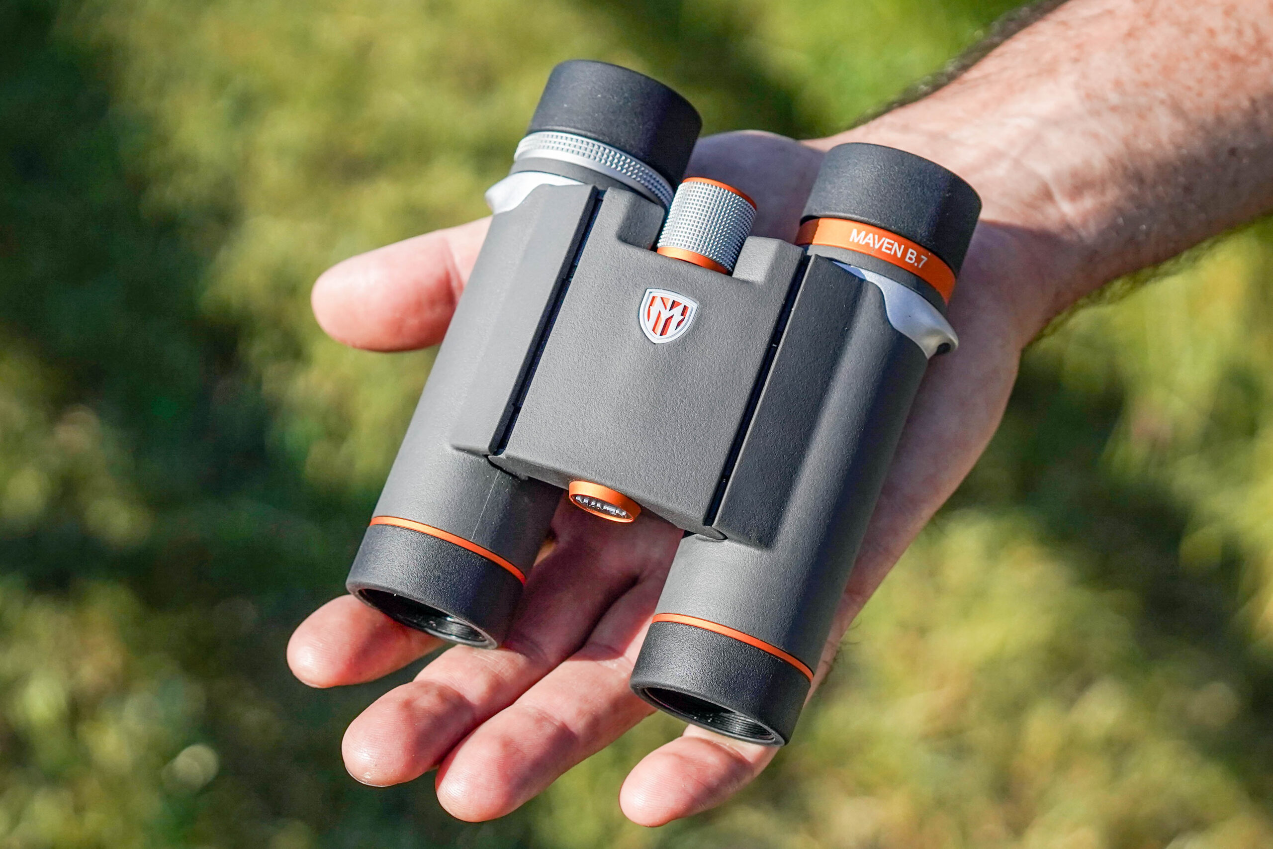 Maven B.7 compact hunting binoculars.