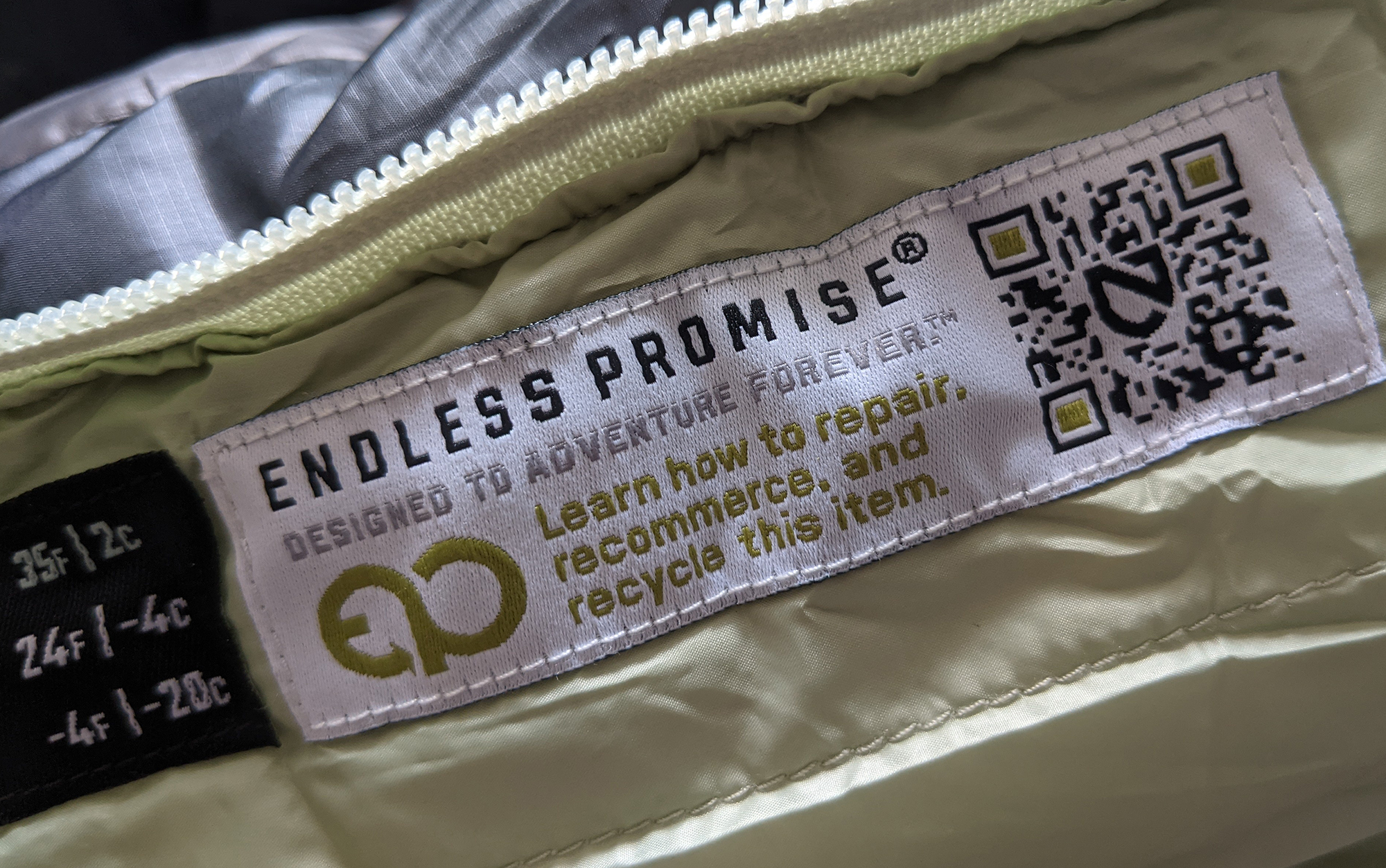 Nemoâs Forte sleeping bag can be fully recycledâone of the first synthetic sleeping bags where this is possible. 