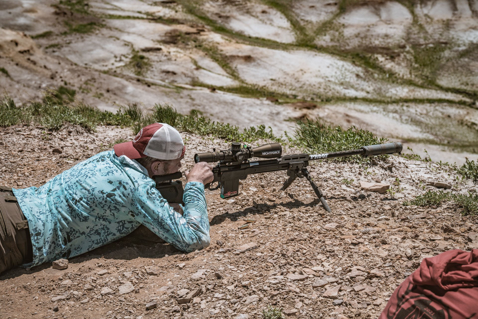 Chris Gittings shooting a 6.5 PRC in an ELR match in Wyoming.
