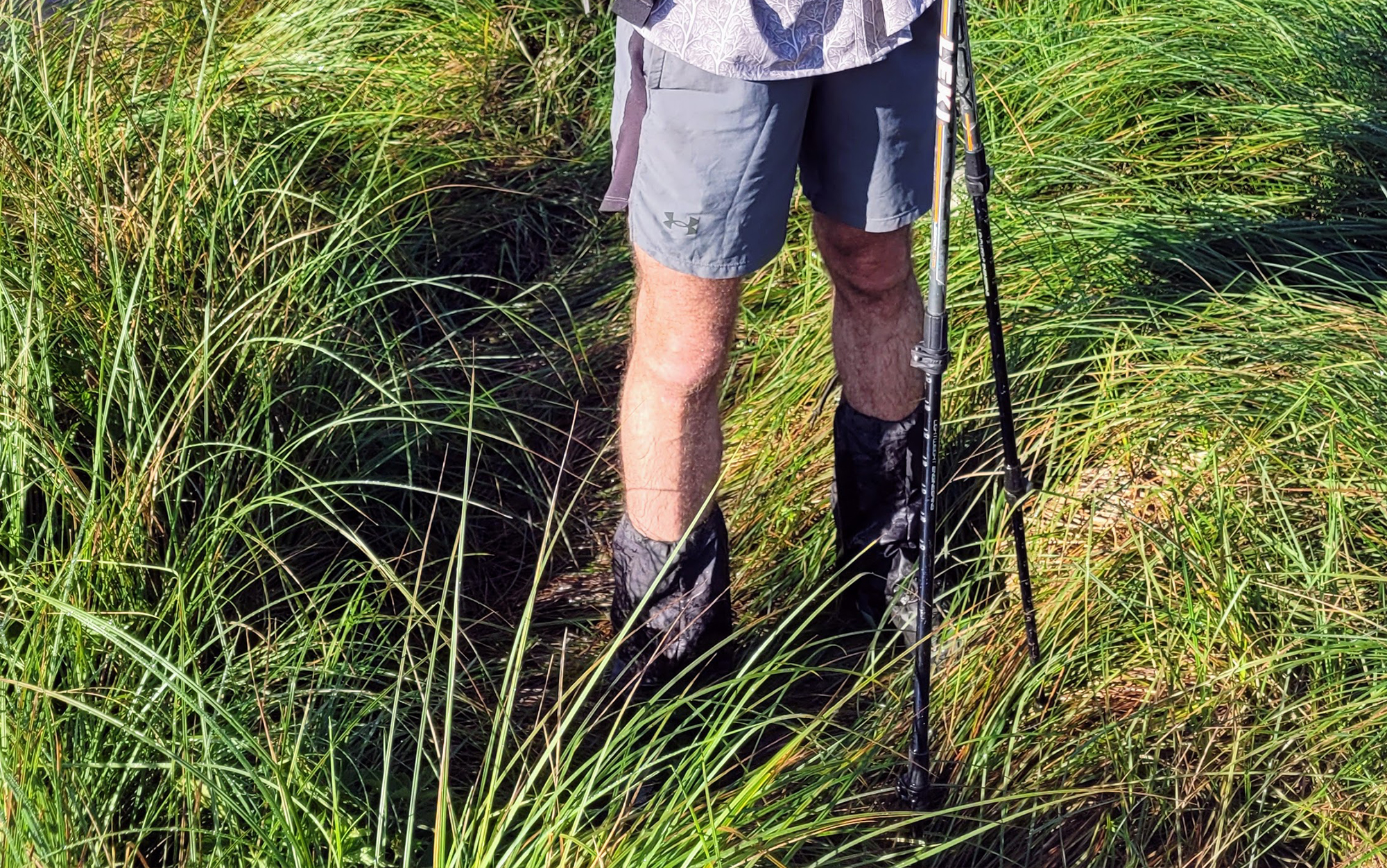 The MLD calf-height gaiters are great for short sections of tall grasses.