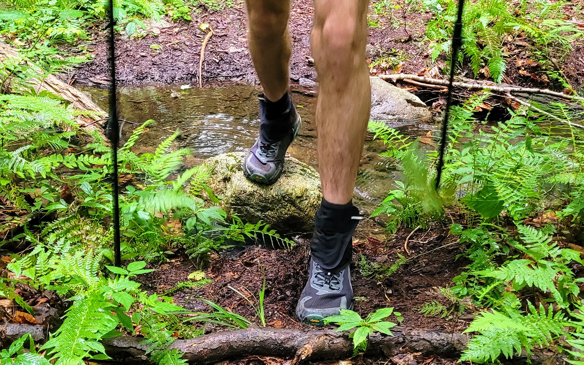 The Black Diamond gaiters kept out mud and moisture during a particularly damp August.