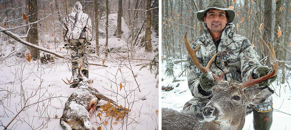 Joe Denitto showcasing a mature Adirondack buck