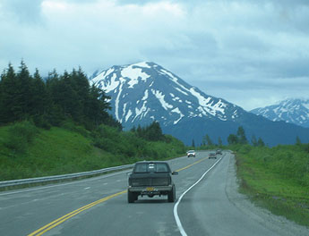 Driving to Seward