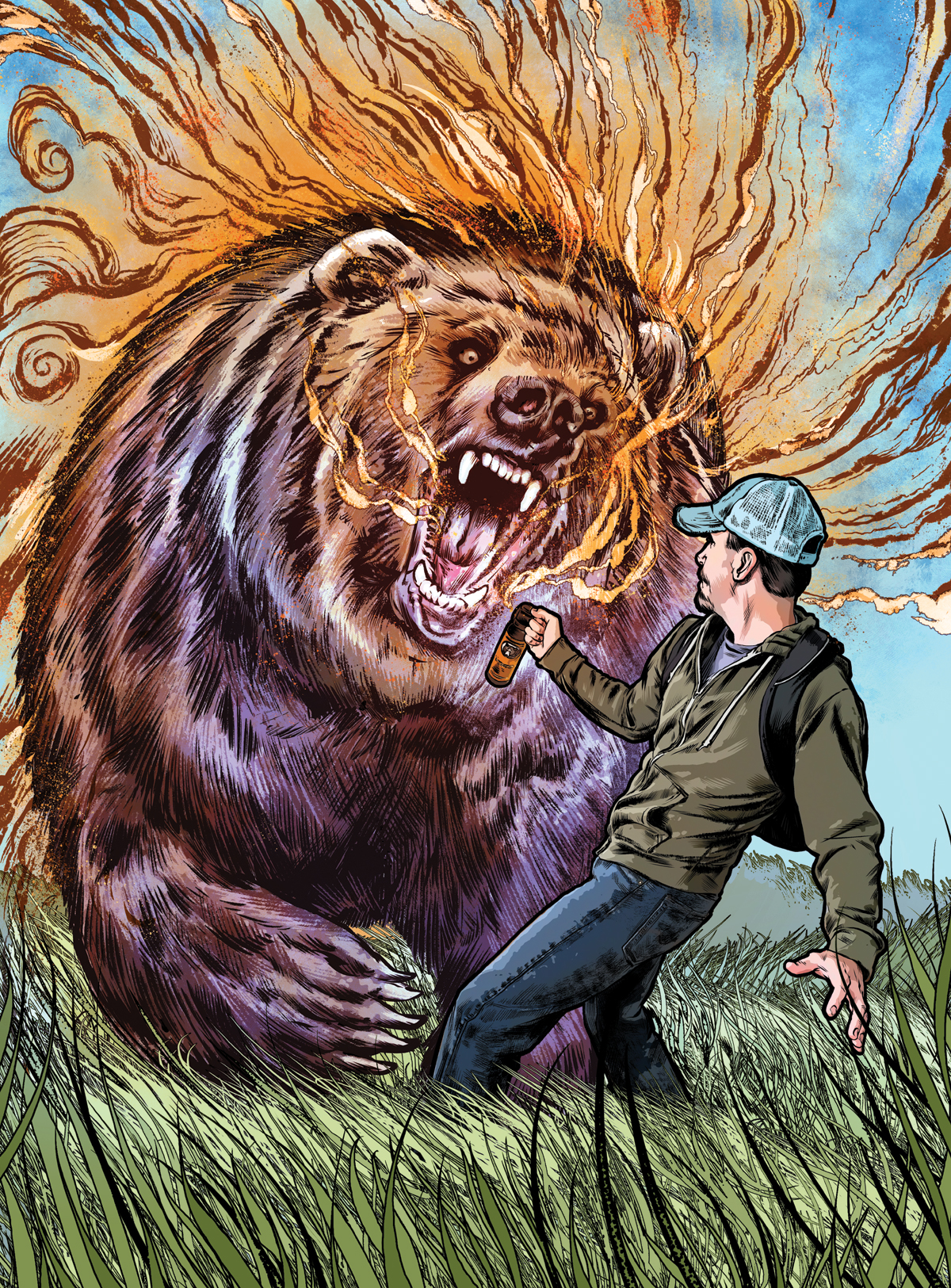 todd Orr bear attack montana