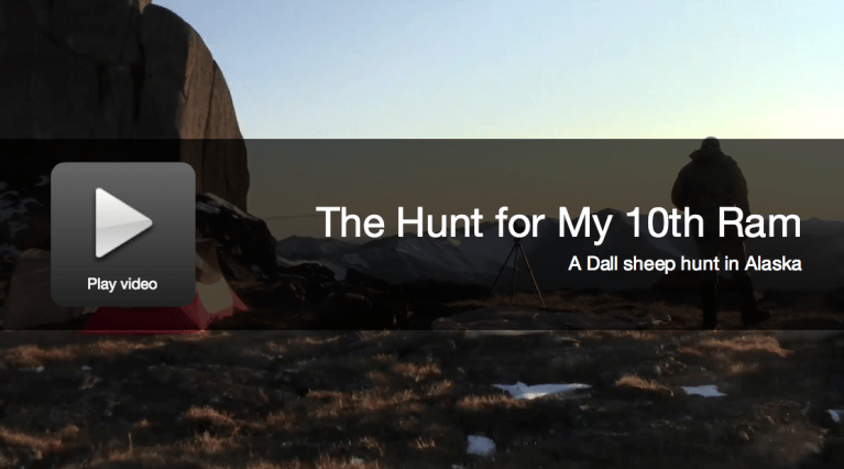 Video from Alaska: The Hunt for My 10th Dall Sheep