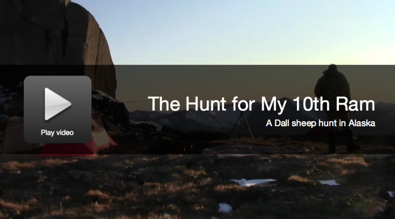 Video from Alaska: The Hunt for My 10th Dall Sheep