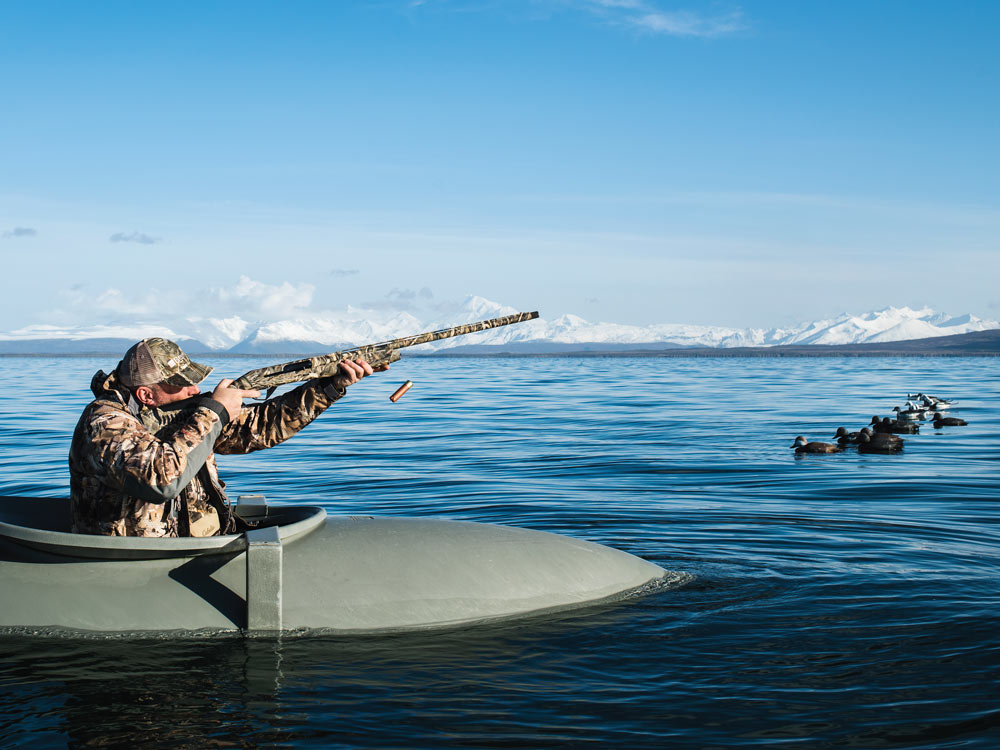 waterfowl hunting from kayak