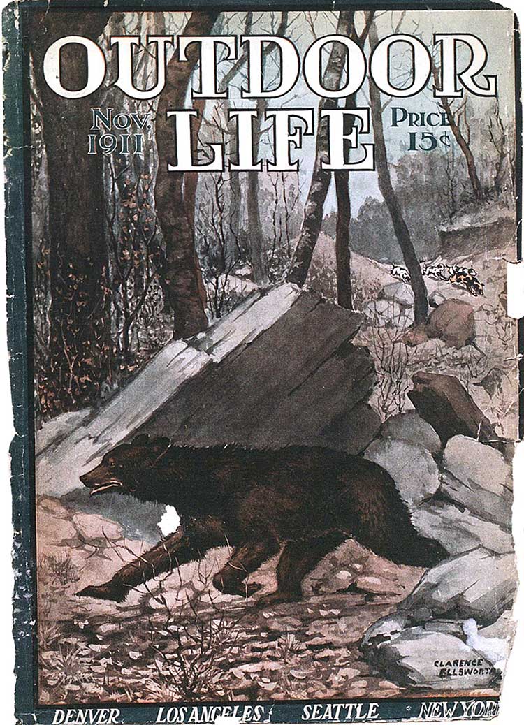 Cover of the November 1911 issue of Outdoor Life