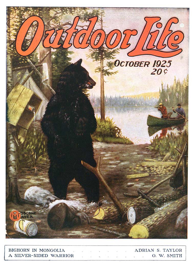 Cover of the October 1925 issue of Outdoor Life