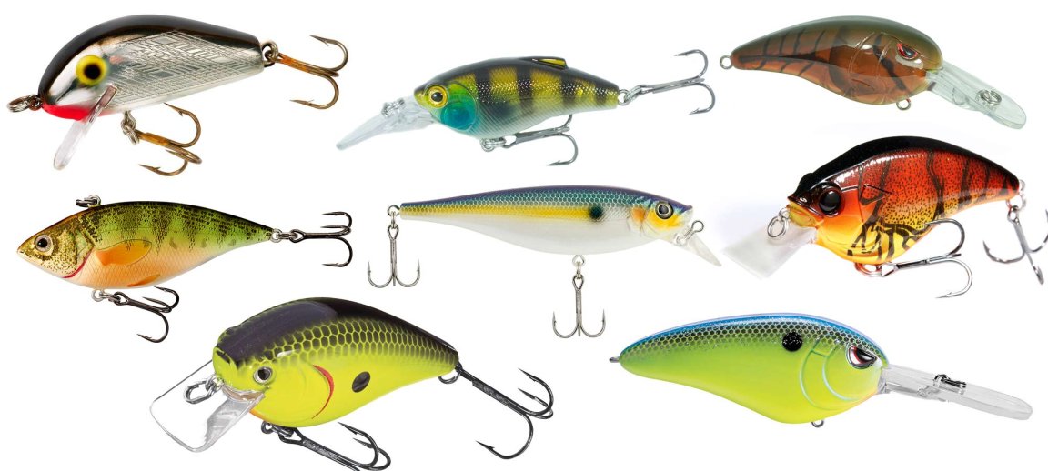 collage of new 2018 crankbait lures