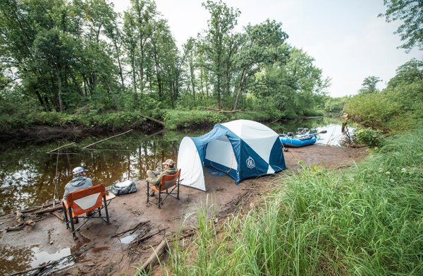 Rafting and Camping for Wisconsin Wilderness Smallmouths