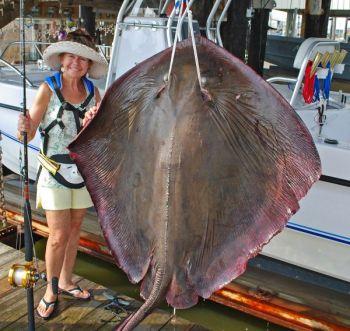 Louisiana Woman Lands Record 185-Pound Stingray