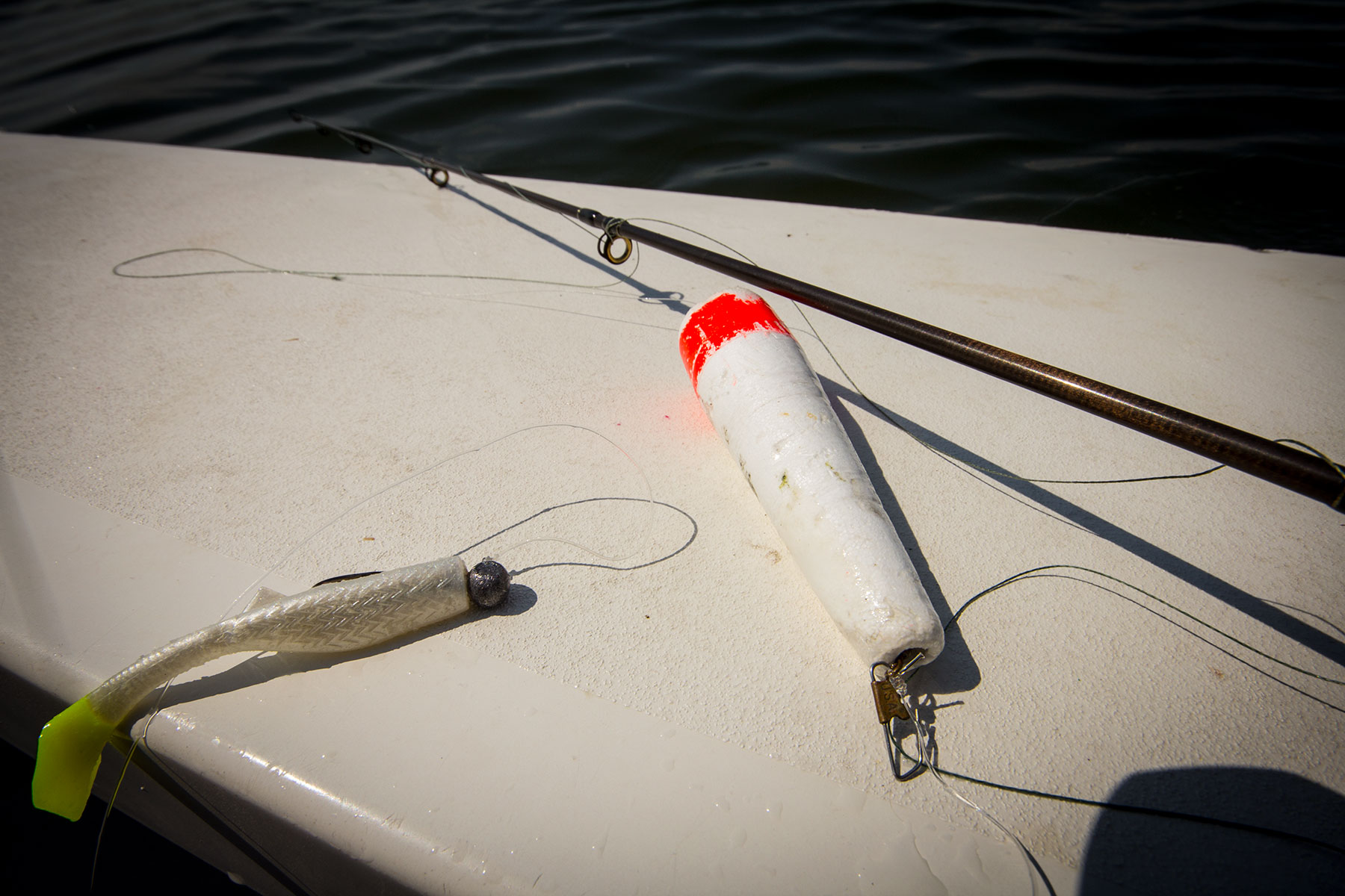 popping cork and jig for redfish