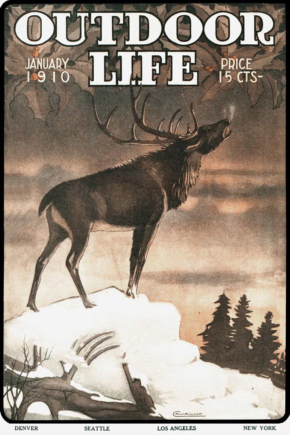 January 1910 Cover of Outdoor Life