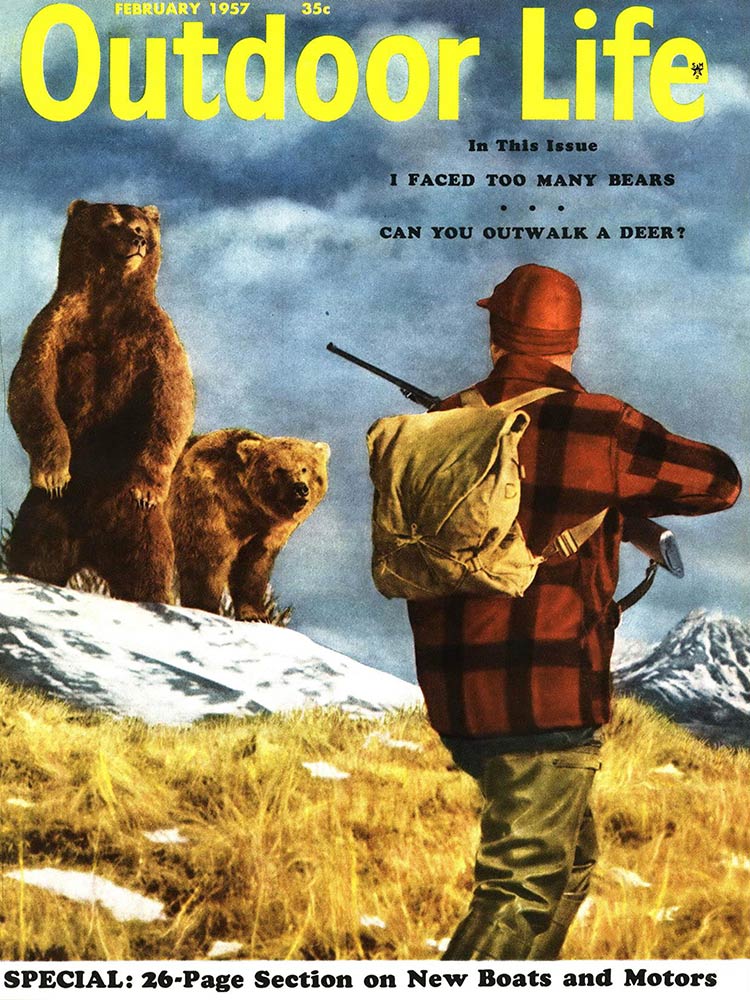 February 1957 Cover of Outdoor Life