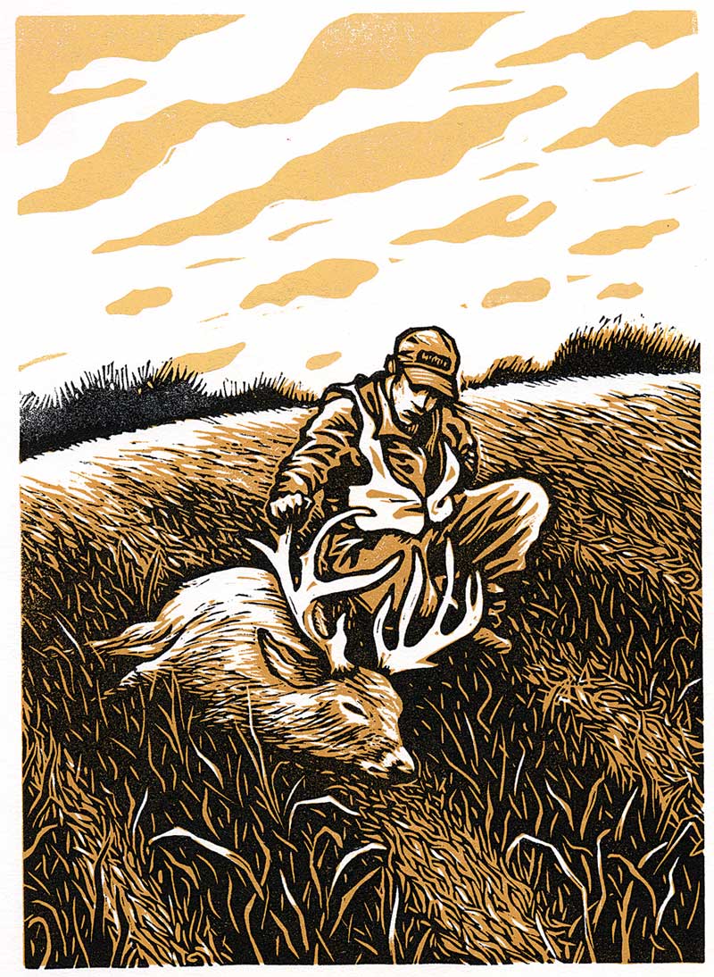 Andrew McKean hunting the deer of a lifetime illustration
