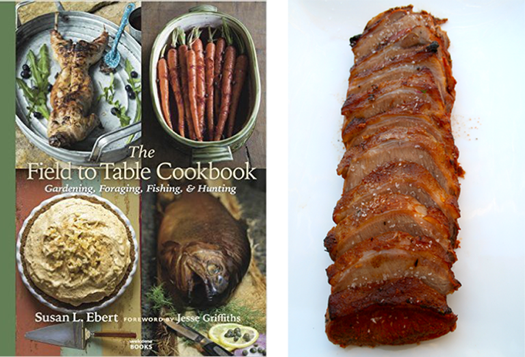 cookbook and pork