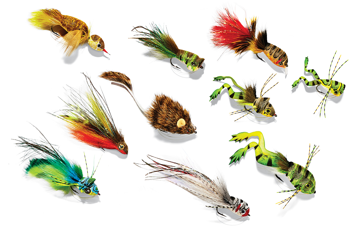 Deer hair streamer, bass fly, fly fishing flies, fly fishing, streamer,  panfish, trout flies, bait fish, deer hair, bass, trout, freshwater