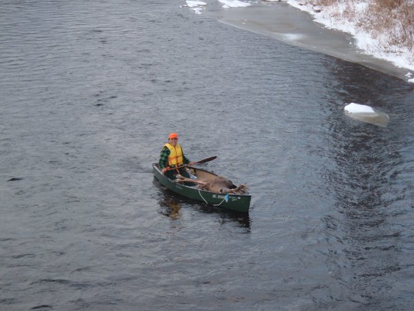Transport by canoe.