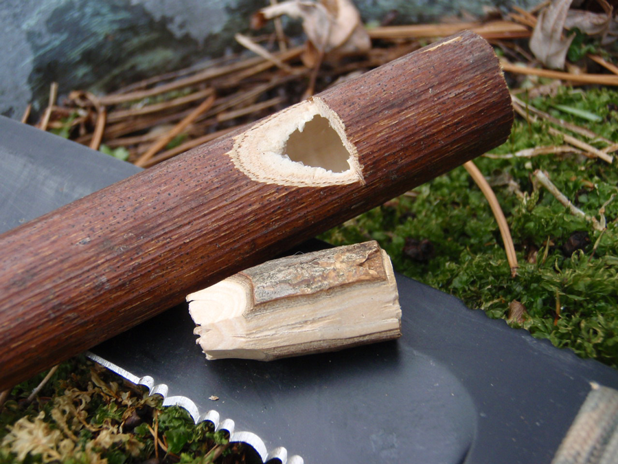 Handcrafted wooden whistle