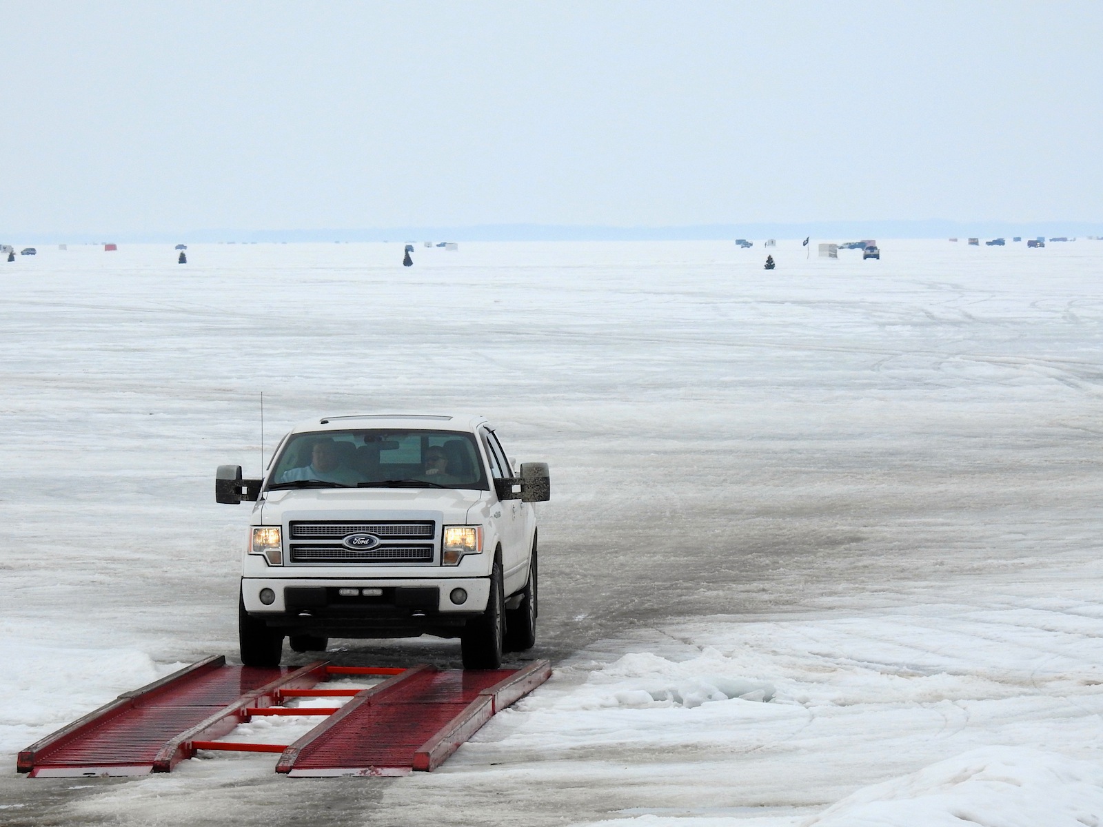 driving on the ice