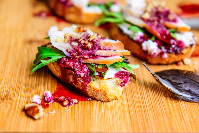 A Recipe for Smoked Grouse Crostini Appetizers