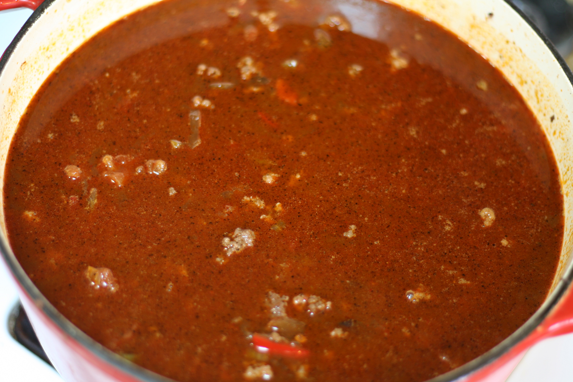 cooking venison chili