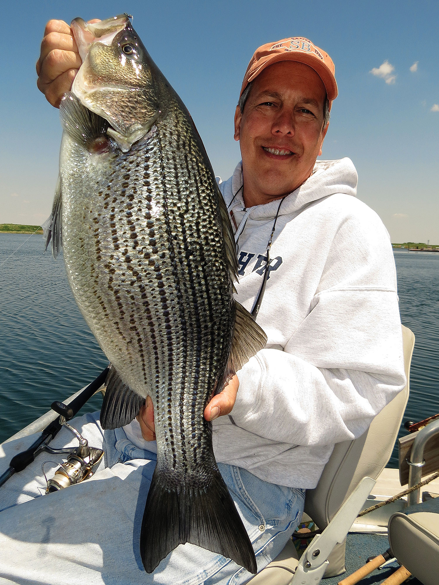 Wipers Catching Hybrid Striped Bass