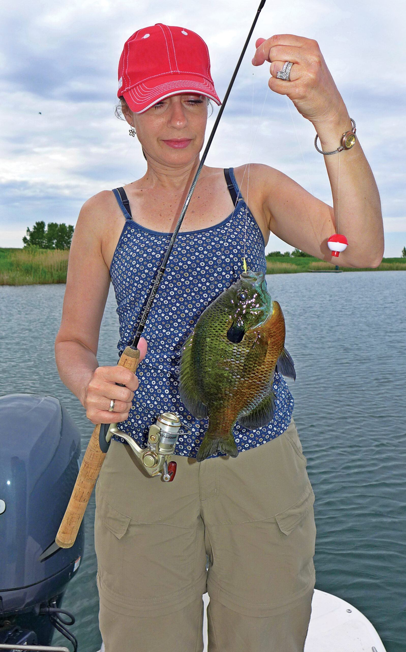 fishing for big bluegills