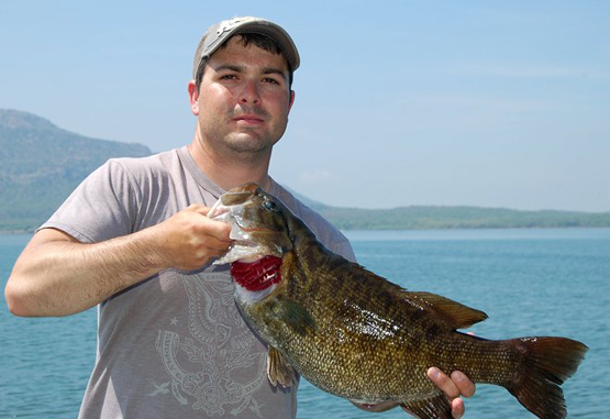 Oklahoma Angler Catches 8-Pound State Record Smallmouth Bass