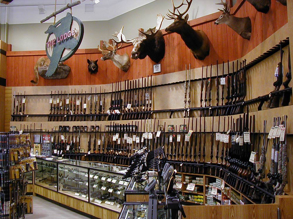 lodge section gun shop