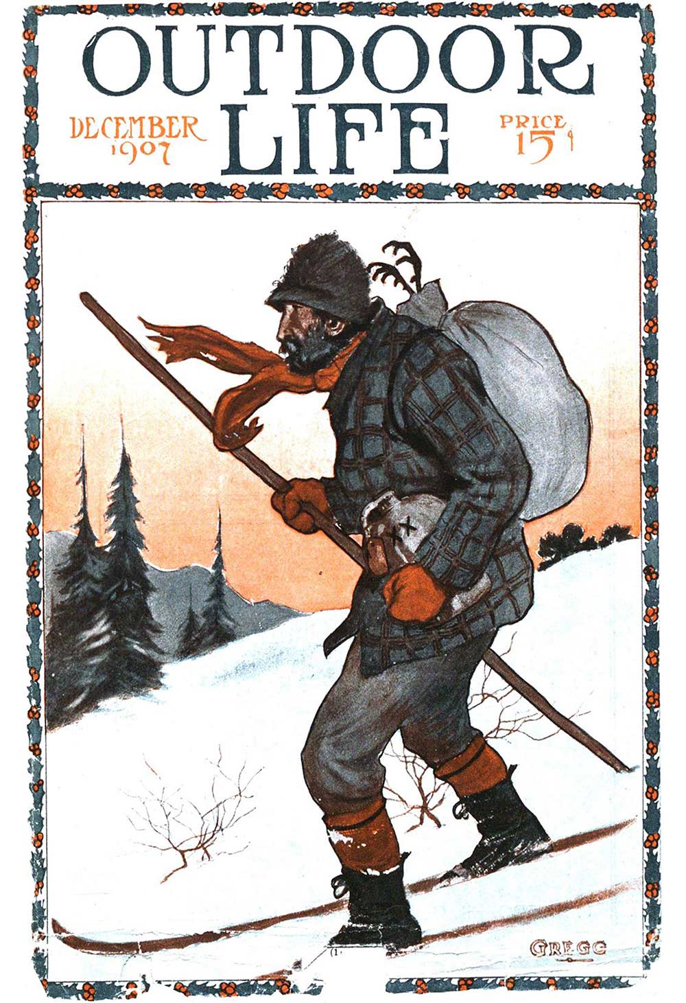 December 1907 Cover of Outdoor Life