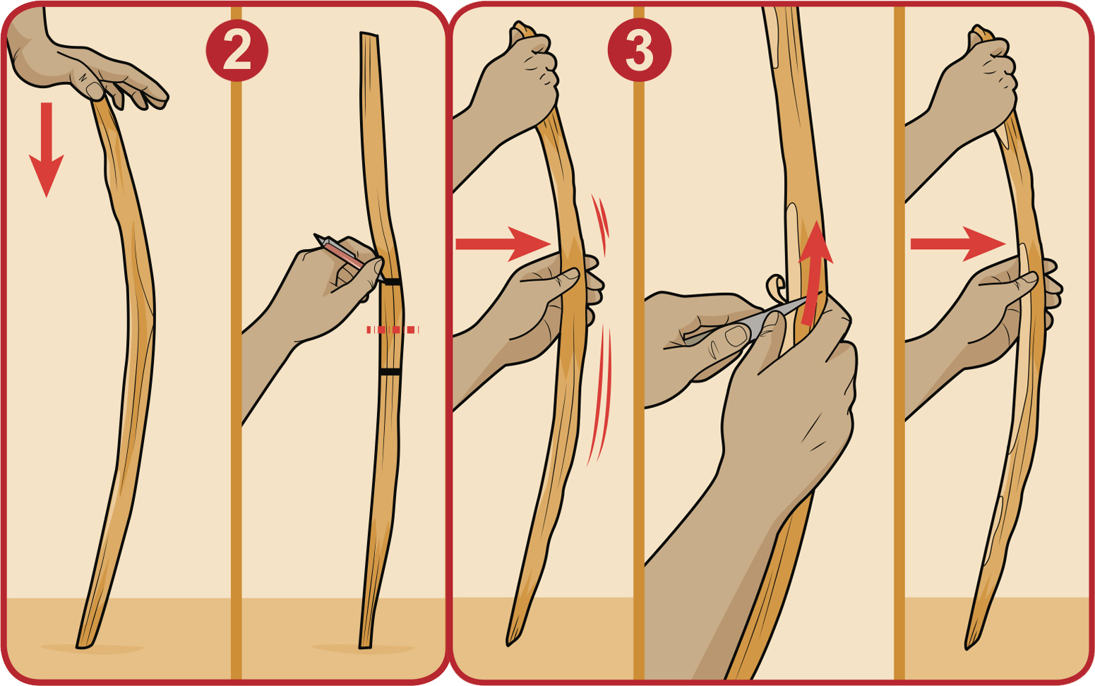 Survival Skills How to Carve a Traditional Bow