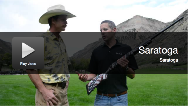 Video: New Weatherby Saratoga American Flag Rifle Pattern