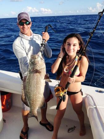 NJ Girl Lands Record Black Grouper in Key West