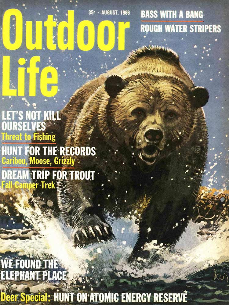 August 1966 Cover of Outdoor Life