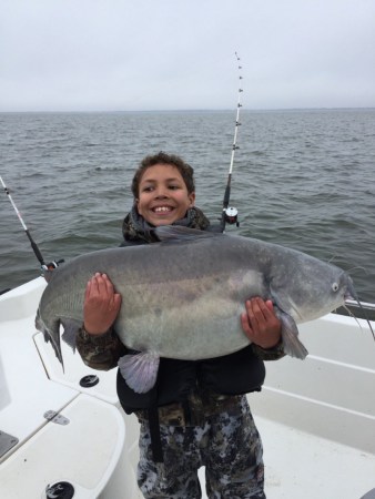 Kid Angler Catches Potential World Record Catfish
